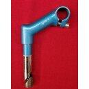 ITM Touren-Vorbau, 22mm Schaft, 80mm, 25°, türkis metallic, NEU mit Lagerspuren