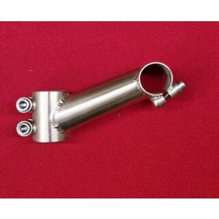 CrMo Vorbau, 1 1/8" Ahead, 90mm, ca. 20°, titan-Finish, NEU