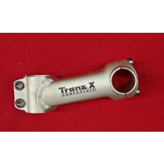 Tranz X MTB Alu Vorbau, 1 1/8" Ahead, 100mm, 10°, silber matt, NEU