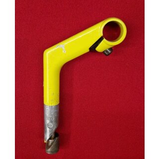 ITM Touren-Vorbau, 22mm Schaft, 80mm, 25°, gelb, NEU mit Lagerspuren