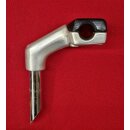 Hercules Touren-Vorbau, 21mm Schaft, 80mm, 22,2mm Lenkerklemmung, silber, ohne Schaftklemmung, NEU