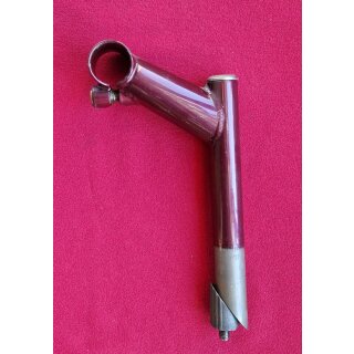 CrMo Stahlvorbau, 1" Standard, 75mm, 15°, metallic dunkelrot, NEU