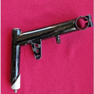 CrMo Stahlvorbau, 1" Standard, 140mm, 10°, für Umlenkrolle, schwarz, NEU