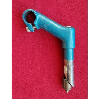 ITM Touren-Vorbau, 22mm Schaft, 80mm, 25°, türkis metallic, NEU mit Lagerspuren