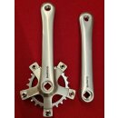 Shimano Deore XT FC-M730 Kurbeln, inkl. 24 Zähne Kettenblatt und Kettenblattschrauben, 175mm, silber, NEU, OVP