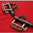 VP-397 Rennrad Pedale, leicht, silber/schwarz, NEU