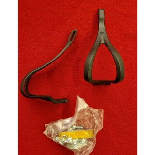 VP-709 Rennrad Pedalhaken, inkl. Reflektoren, schwarz, NEU