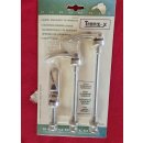 Tranz-X Secura-Lock Schnellspann-Set, VR+HR+Sattel,...