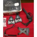 Winwood Instep Pedalhaken und Adapter für Look, Shimano, Mavic Clickpedale, schwarz, made in USA, NEU