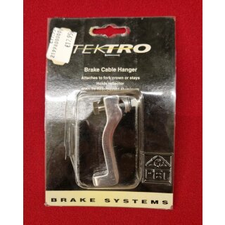 Tektro Brake Cable Hanger Bremszuggegenhalter für Gabelmontage, für Cantileverbremsen, silber, NEU