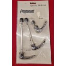 Proponent Spannachsen, vorne+hinten+Sattelstütze, schwarz, NEU