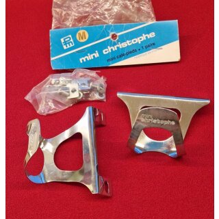 Christophe Mini Pedalhaken Rennrad, chrom, Größe M, NEU