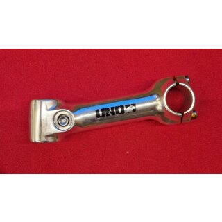 Kalloy Uno Alu Vorbau, 1 1/8" Ahead, 125mm, 10°, silber, NEU