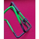 Alu Flaschenhalter, grün/schwarz gesprenkelt, NEU