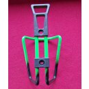 Alu Flaschenhalter, grün/schwarz gesprenkelt, NEU
