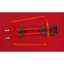 Alu Flaschenhalter, rot, inkl. Schrauben, NEU