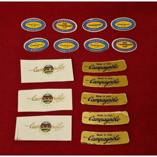 Campagnolo Rennrad Aufkleber, Konvolut, NEU