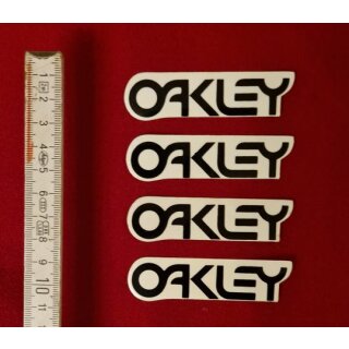 Oakley Aufkleber, 4 Stück, Konvolut, NEU