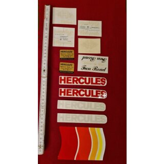 Hercules Aufkleber, Rahmendekor, z.B. für Unterrohr, Oberrohr, NEU