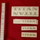 Titan Rennrad Aufkleber, Konvolut, NEU