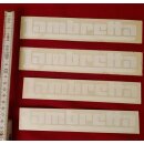 Lambretta Aufkleber, Konvolut, weiss, NEU