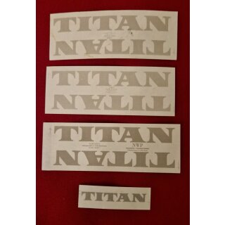 Titan Rennrad Aufkleber, Konvolut, NEU