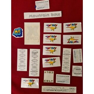 Aufkleber, Konvolut, NEU