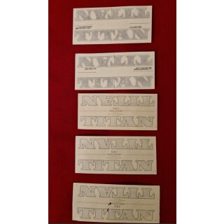 Titan Rennrad Aufkleber, Konvolut, NEU