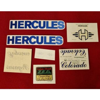 Hercules Aufkleber, Rahmendekor, z.B. für Unterrohr, Oberrohr, NEU