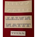 Titan Rennrad Aufkleber, Konvolut, NEU