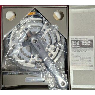 Shimano Deore DX FC-M650 Kurbeln, 28/38/48 Zähne, inkl. Kettenblattschutzring, 175mm, NEU in Originalverpackung