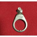 Shimano Bremszuggegenhalter, für 1" Gewindegabeln, 25,4mm, Nirosta-Stahl, silber, mit Einstellschraube, NEU