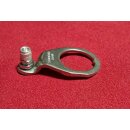Shimano Bremszuggegenhalter, für 1" Gewindegabeln, 25,4mm, Nirosta-Stahl, silber, mit Einstellschraube, eckig, NEU