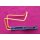 Zefal Alu Flaschenhalter, orange, nur 37g, made in France, NEU