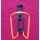 Zefal Alu Flaschenhalter, orange, nur 37g, made in France, NEU