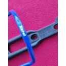 Zefal Alu Flaschenhalter, blau, nur 37g, made in France, NEU