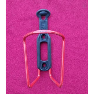 Zefal Alu Flaschenhalter, rot, nur 37g, made in France, NEU