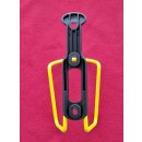 Zefal Alu Flaschenhalter, gelb, nur 37g, made in France, NEU