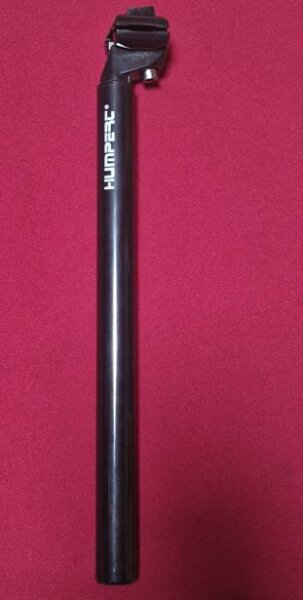 Humpert CrMo Sattelstütze, 27,2mm, 350mm Länge, schwarz, NEU