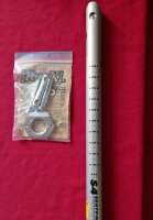 Roox S4 Sattelstütze, 29,8mm, 400mm, silber, NEU