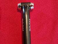 Zoom Lightweight Sattelstütze, CrMo, 350mm, 31,6mm, schwarz, NEU