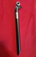 Zoom Lightweight Sattelstütze, CrMo, 350mm, 31,6mm, schwarz, NEU