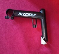 Ritchey CrMo Vorbau, 1“, 130mm, 10°, inkl. Bremszuggegenhalter, schwarz, NEU