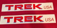 Trek USA Rahmendekor Unterrohr, 29cm Länge, rot,...