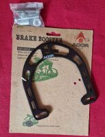 Acor Alu Brakebooster, inkl. Schrauben, schwarz, NEU