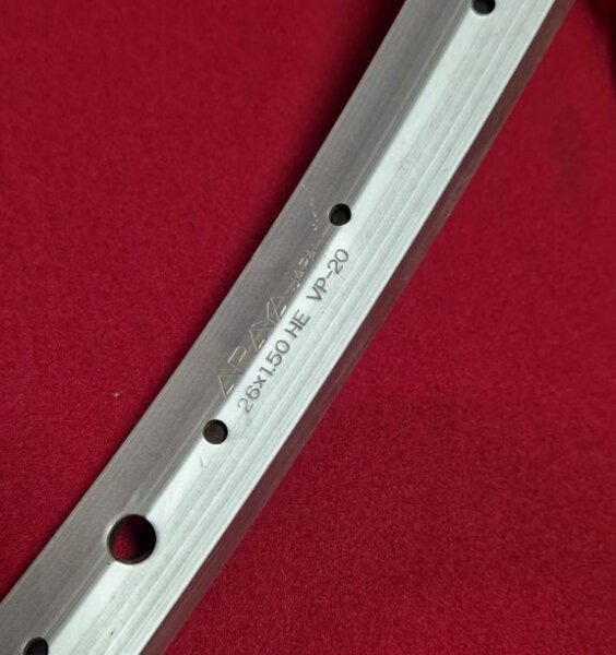 Araya VP-20 Felge, 26", silber, 36 Loch, NEU
