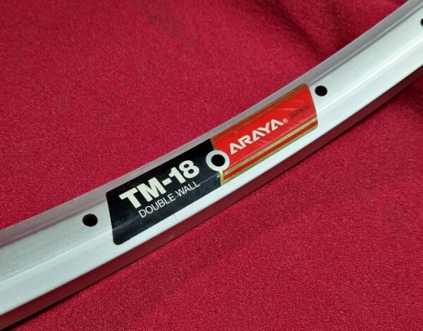 Araya TM-18 Felge, 26", silber, 36 Loch, NEU