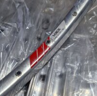 Campagnolo Mirox MTB Felge, roter Aufkleber, 26", silber, 36 Loch, NEU
