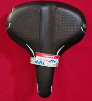 Selle Bassano Leggera Sattel, made in Italy, schwarz, NEU