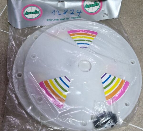 BMX Wheel Cover Disc Wheel Set für 20" Laufrad, 80er Jahre, NEU, NOS